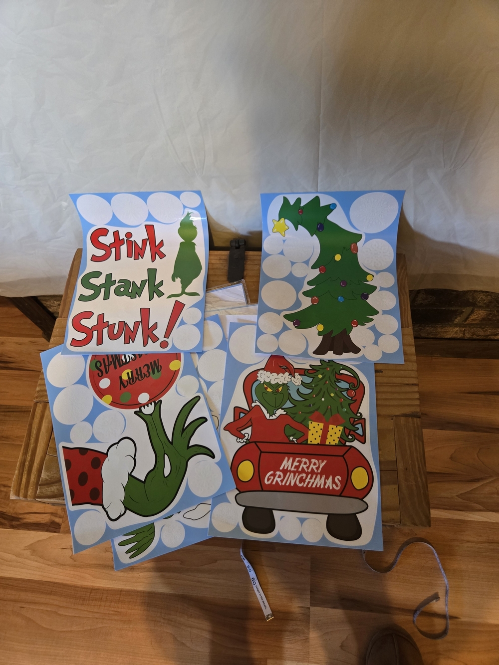 Christmas Window Clings Stickers for Glass